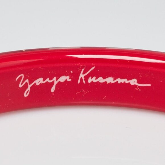 Louis Vuitton Limited Edition Yayoi Kusama Red Dots Infinity Bangle PM Bracelet - Picture 6 of 6